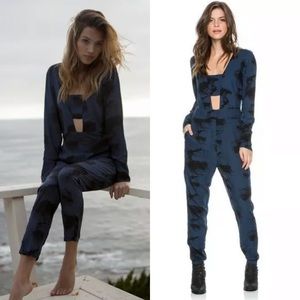 Tavik Womens Navy Blue Joan Jumpsuit